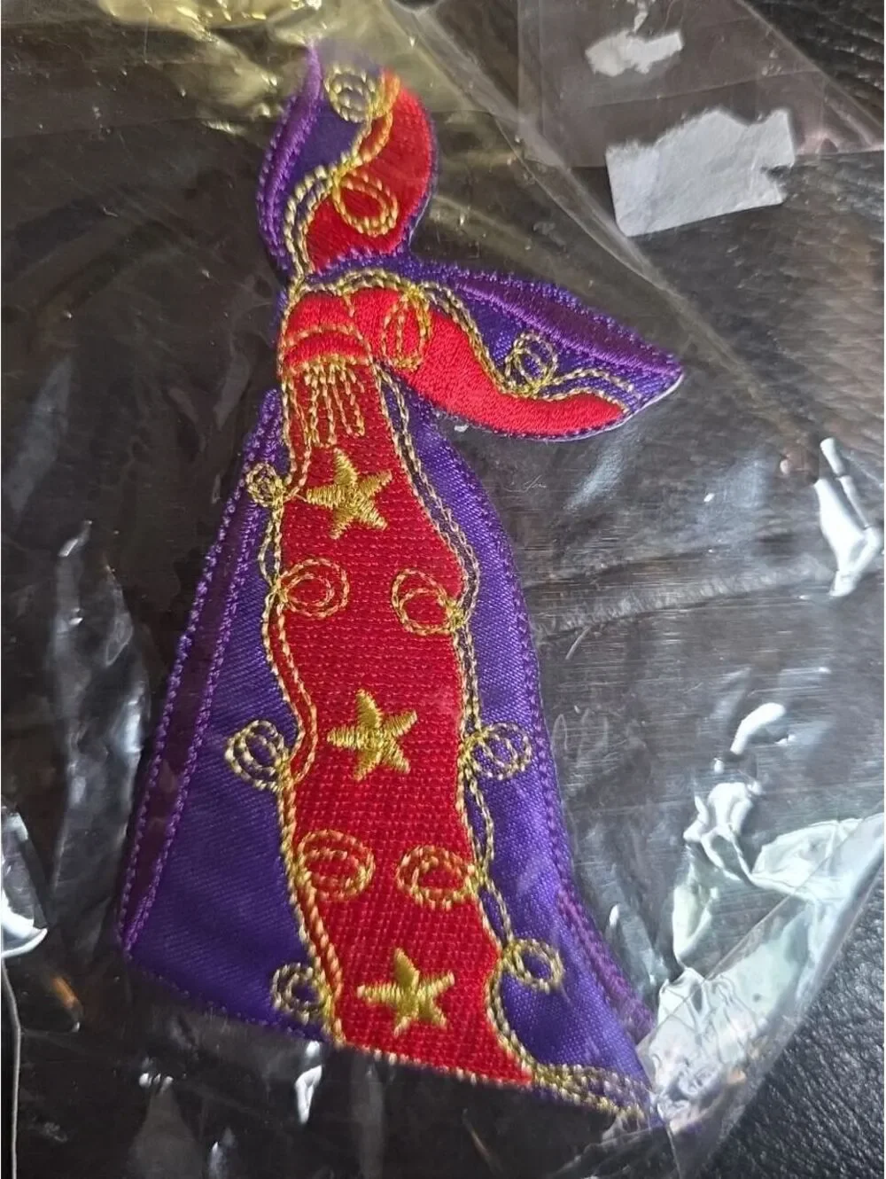 Red Hat Lady Cowgirl Embroidered Patches Set Boot & Cloak Applique Iron On